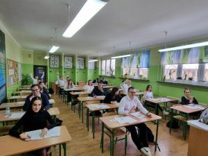 Próbna matura w PZS w Błaszkach 1 