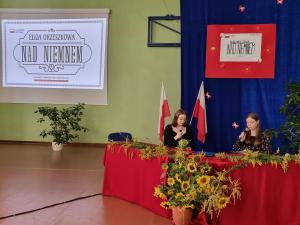 Narodowe Czytanie "Nad Niemnem" Elizy Orzeszkowej PZS Blaszki 10
